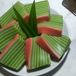 Jajanan Tradisional Kue Pepek Yang Berlapis Warnanya