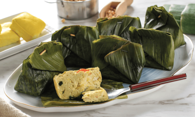 Hidangan Pepes Di Bungkus Dengan Daun Pisang