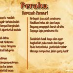 Sastra Melayu Menjadi Sebuah Syair Atau Lirik Puisi
