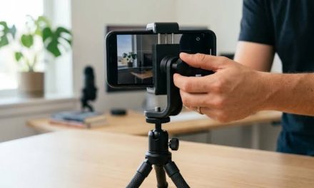Perangkat Penyangga Tripod Dengan Fungsi Memotret