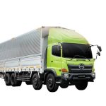 Sebuah Kendaraan Besar Truk Untuk Pengangkatan Barang