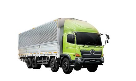 Sebuah Kendaraan Besar Truk Untuk Pengangkatan Barang