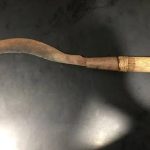 Sebuah Benda Tradisional Celurit Dengan Ketajamannya